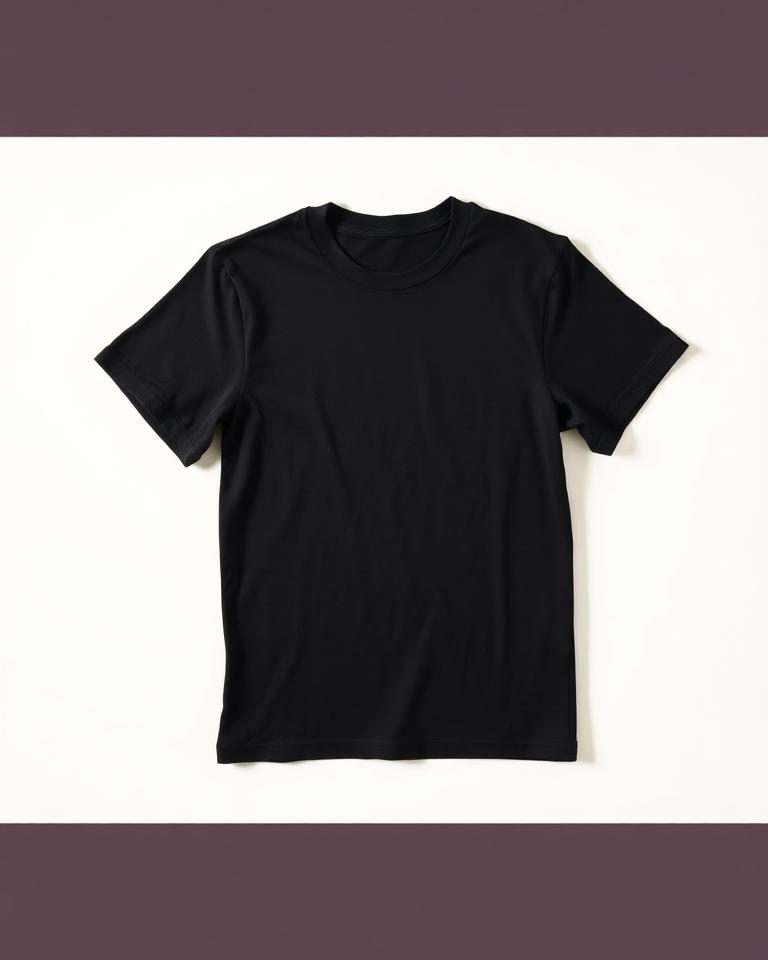 Simple Black Essential Tee